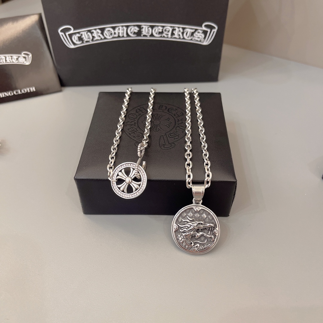 【CHROME HEARTS】クロムハーツ、新しいネックレス万能シンプルファッションオーナメント 2471-BRAND OFF