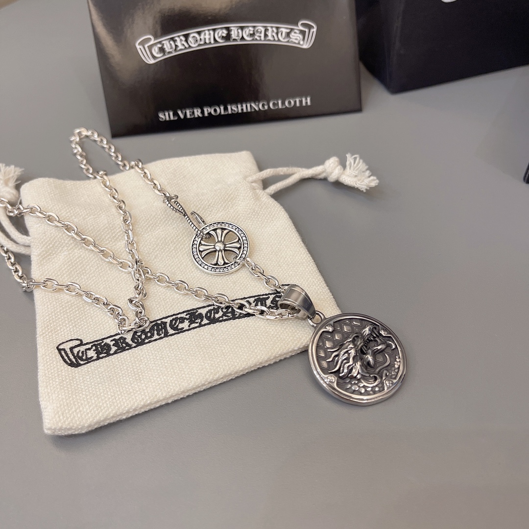 【CHROME HEARTS】クロムハーツ、新しいネックレス万能シンプルファッションオーナメント 2471-BRAND OFF