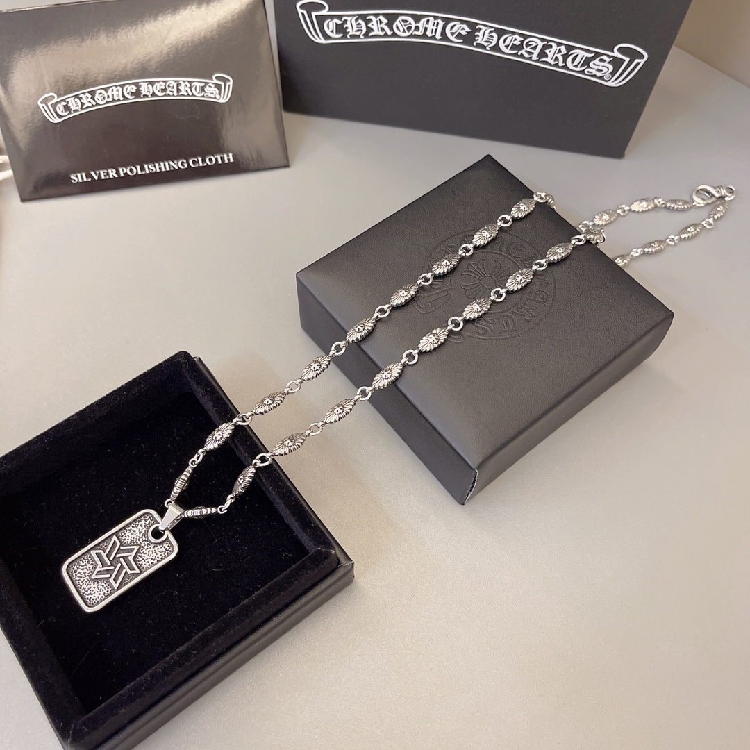 【CHROME HEARTS】クロムハーツ、新しいネックレス万能シンプルファッションオーナメント 2471-BRAND OFF