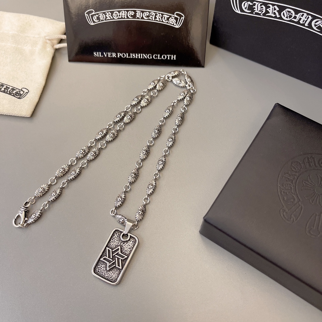 【CHROME HEARTS】クロムハーツ、新しいネックレス万能シンプルファッションオーナメント 2471-BRAND OFF