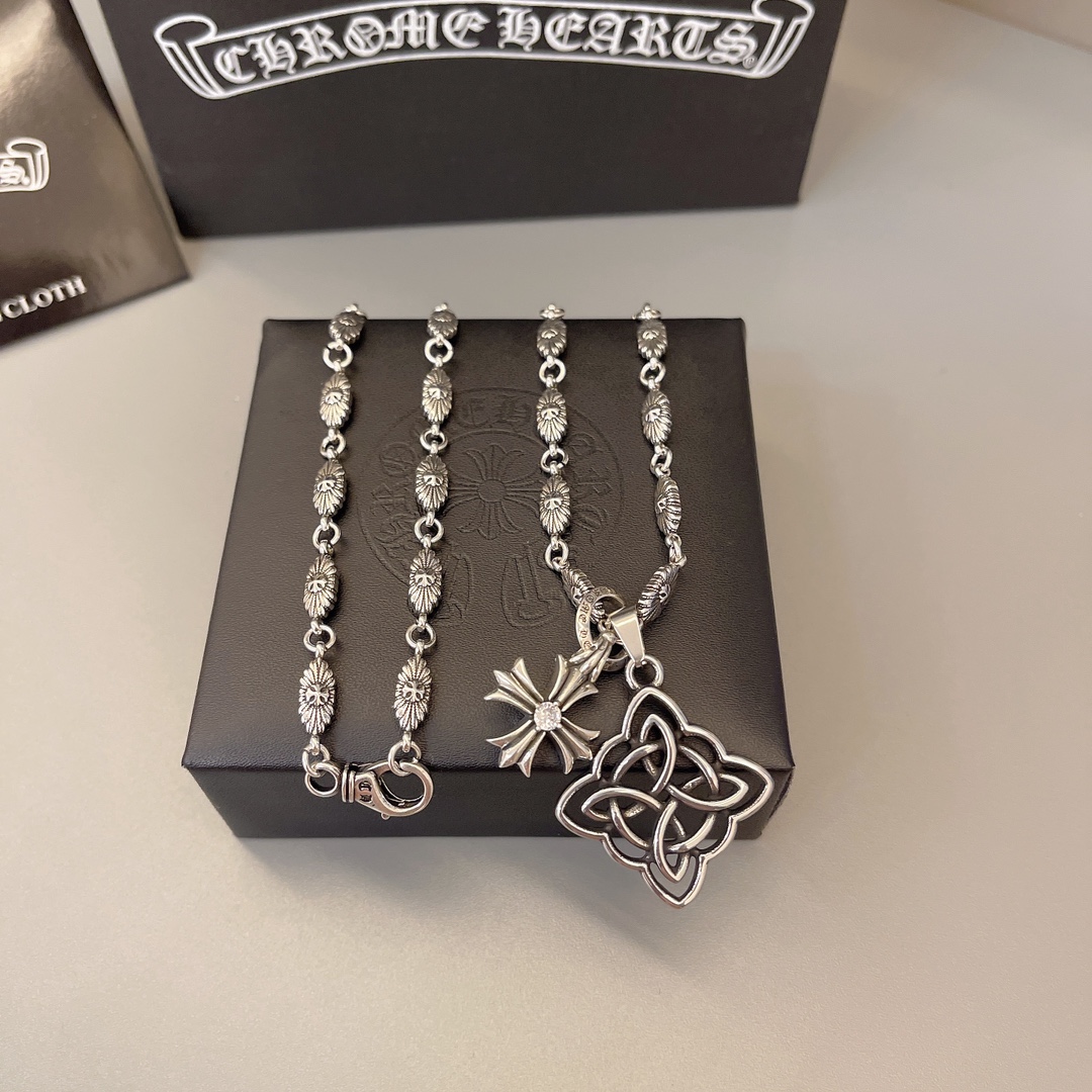 【CHROME HEARTS】ネックレス、新しいネックレス万能シンプルファッションオーナメント  241014-BRAND OFF