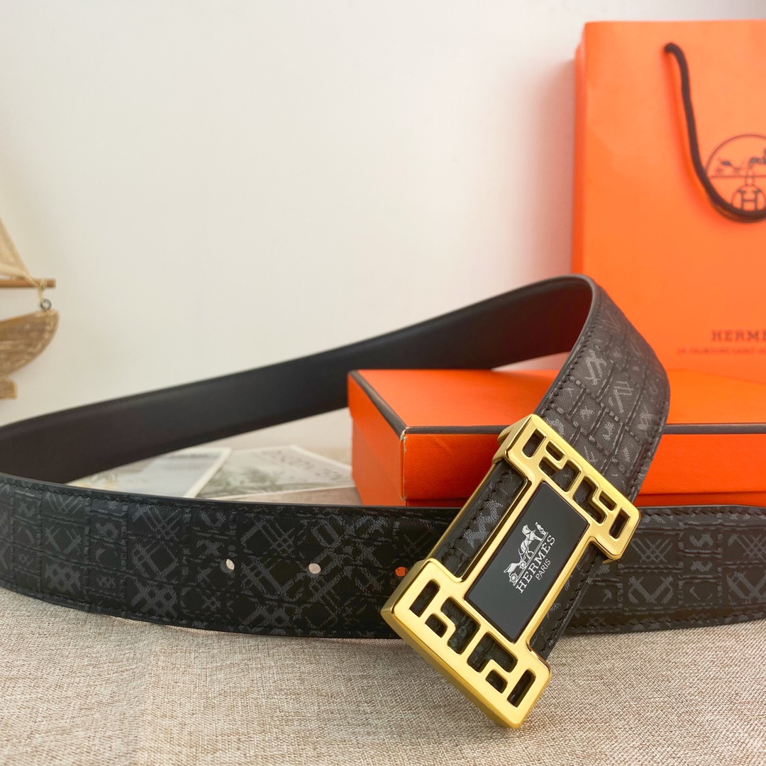 【Hermès】(エルメス) 3.8cmベルト メンズ-BRAND OFF