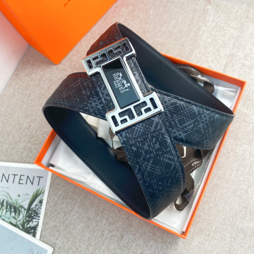 【Hermès】(エルメス) 3.8cmベルト メンズ-BRAND OFF
