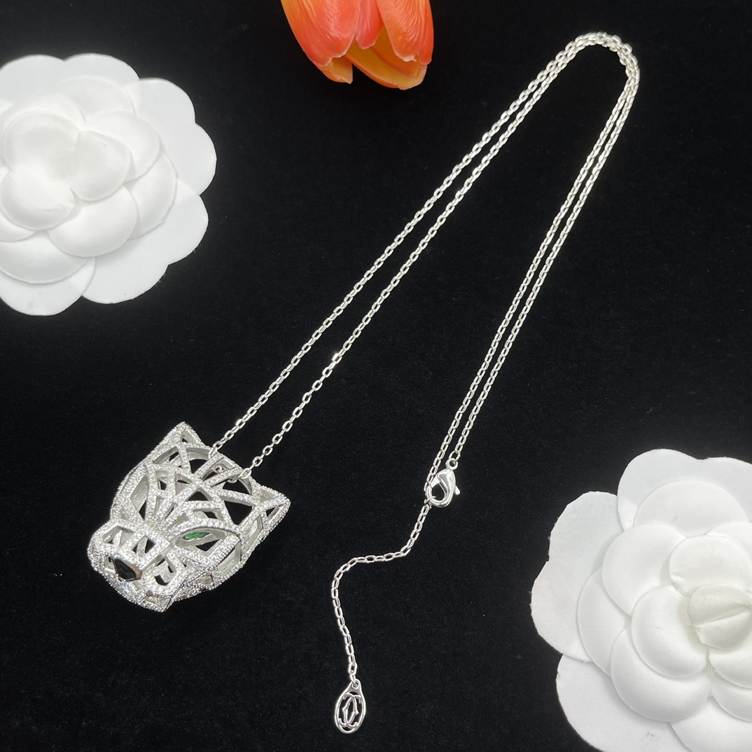 【CARTIER】ネックレス、新しいネックレス万能シンプルファッションオーナメント 2472-BRAND OFF