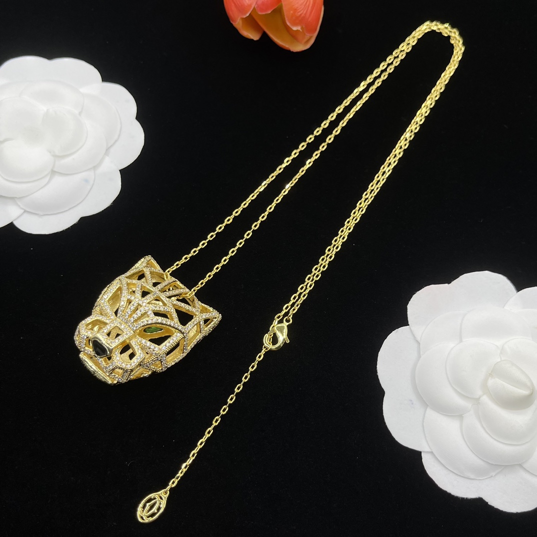 【CARTIER】ネックレス、新しいネックレス万能シンプルファッションオーナメント 2472-BRAND OFF
