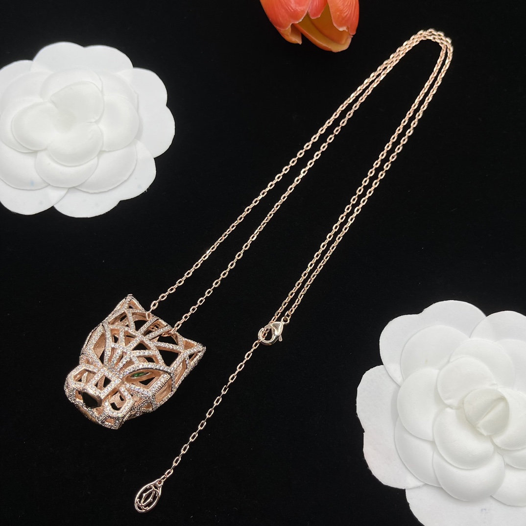 【CARTIER】ネックレス、新しいネックレス万能シンプルファッションオーナメント 2472-BRAND OFF