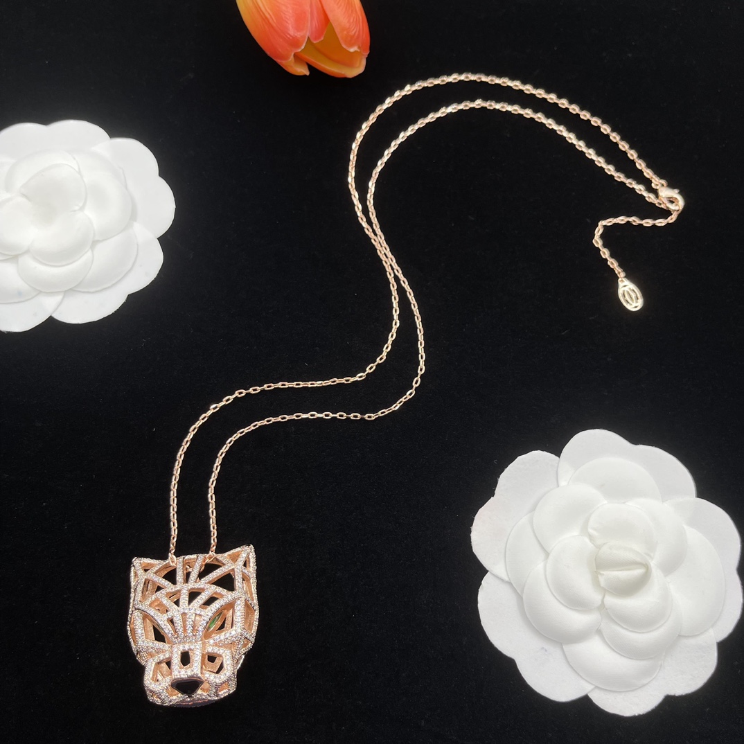 【CARTIER】ネックレス、新しいネックレス万能シンプルファッションオーナメント 2472-BRAND OFF
