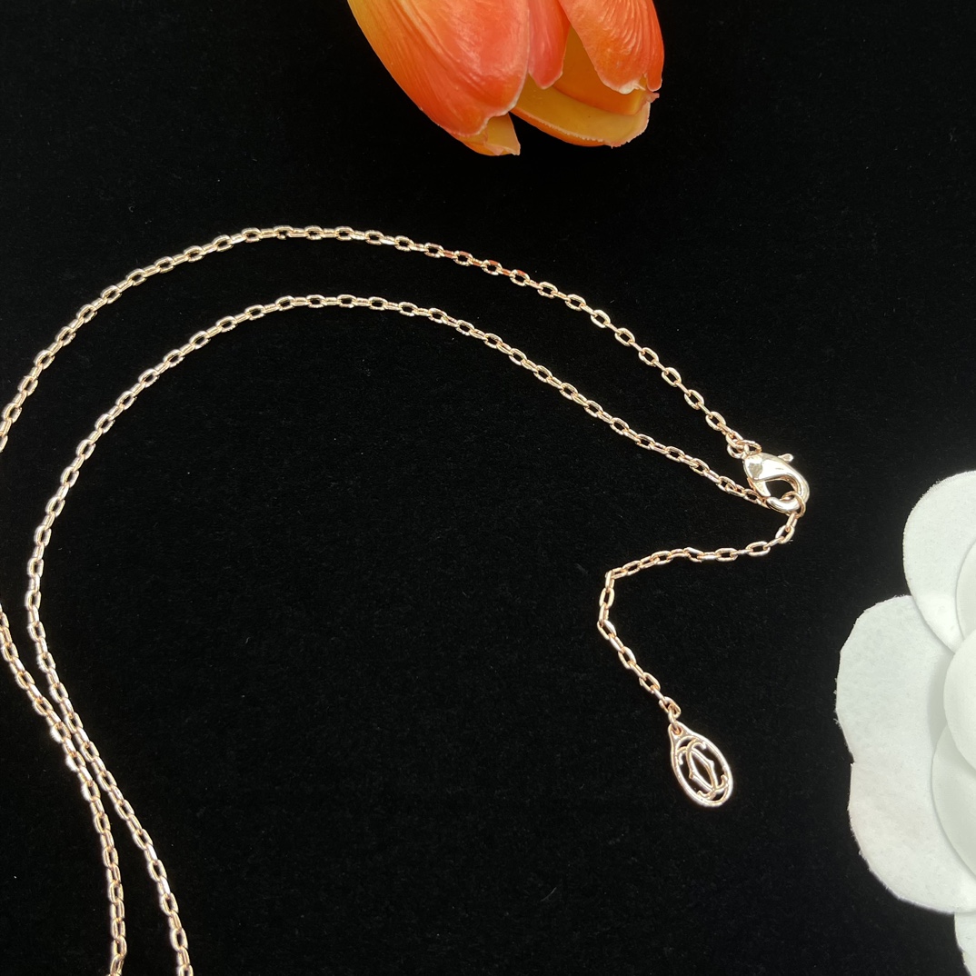【CARTIER】ネックレス、新しいネックレス万能シンプルファッションオーナメント 2472-BRAND OFF
