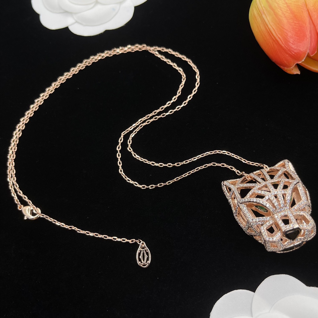 【CARTIER】ネックレス、新しいネックレス万能シンプルファッションオーナメント 2472-BRAND OFF