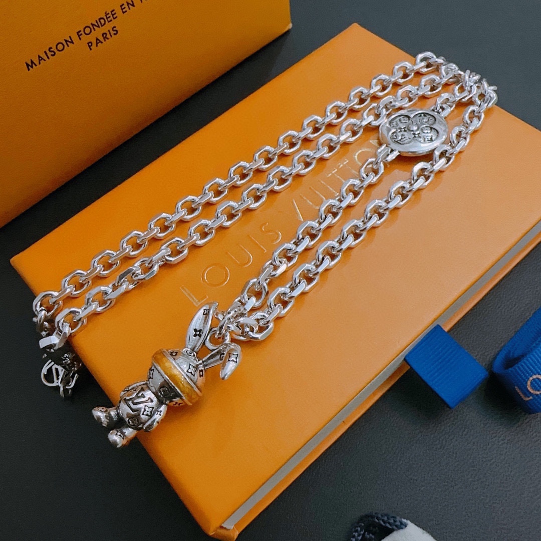 【LOUIS VUITTON】ネックレス、新しいネックレス万能シンプルファッションオーナメント  2472-BRAND OFF