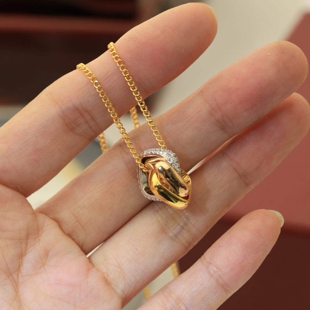 【CARTIER】ネックレス、新しいネックレス万能シンプルファッションオーナメント 2472-BRAND OFF
