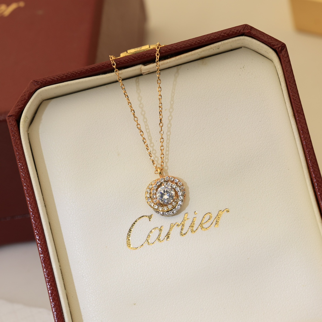 【2026】【CARTIER】ネックレス、新しいネックレス万能シンプルファッションオーナメント 2472-BRAND OFF