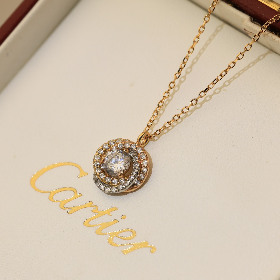 【2026】【CARTIER】ネックレス、新しいネックレス万能シンプルファッションオーナメント 2472-BRAND OFF