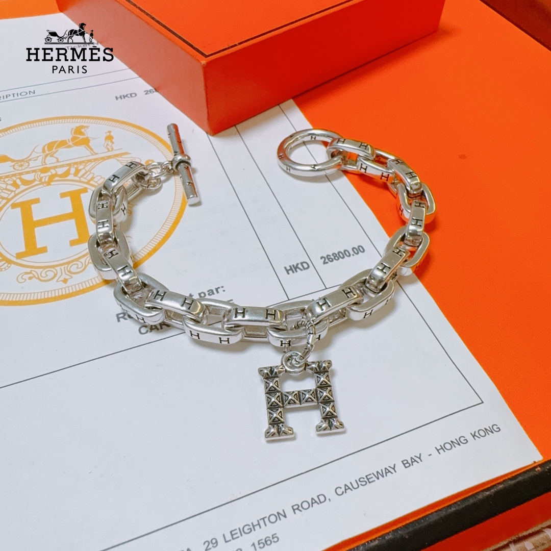 【HERMES】ブレスレット、ファッションシンプルなスタイル 2473-BRAND OFF