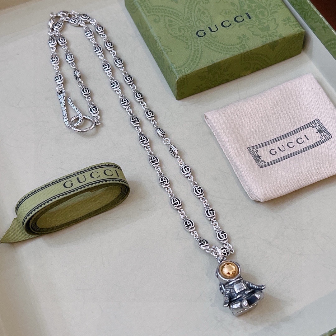 【2026】【GUCCI】ネックレス、新しいネックレス万能シンプルファッションオーナメント 2474-BRAND OFF