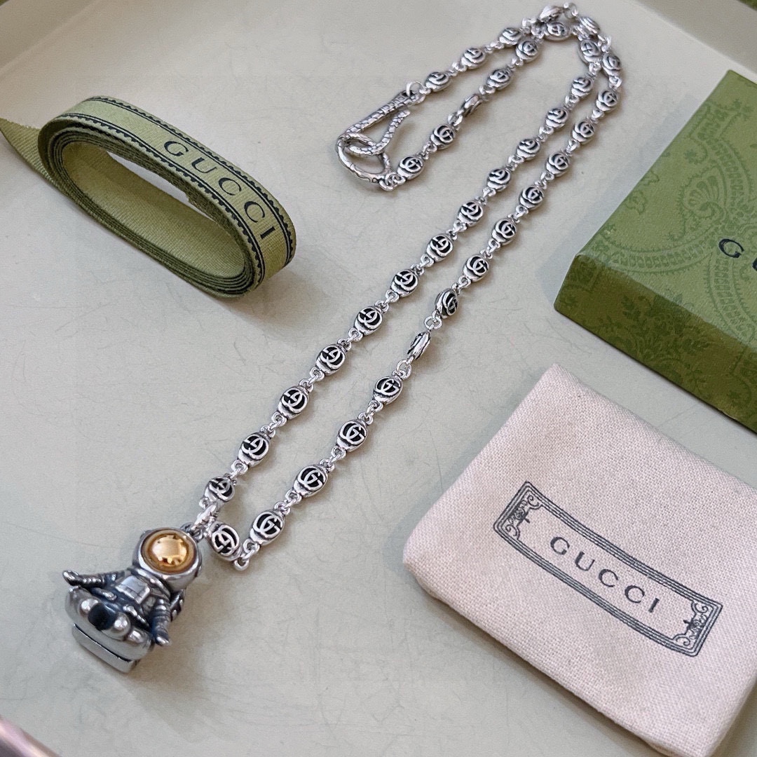 【2026】【GUCCI】ネックレス、新しいネックレス万能シンプルファッションオーナメント 2474-BRAND OFF