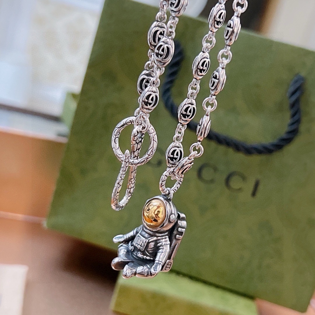 【2026】【GUCCI】ネックレス、新しいネックレス万能シンプルファッションオーナメント 2474-BRAND OFF