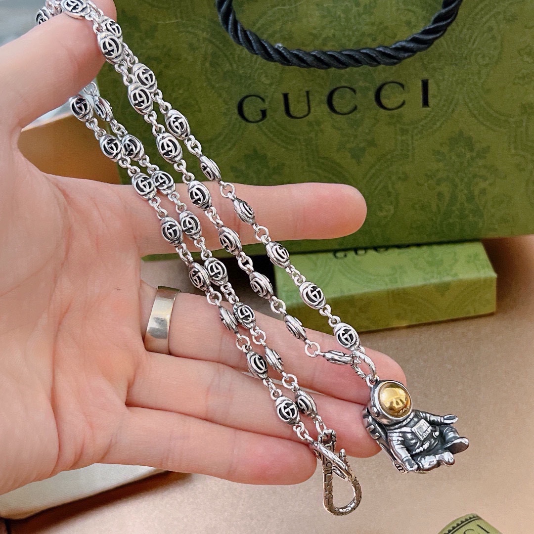 【2026】【GUCCI】ネックレス、新しいネックレス万能シンプルファッションオーナメント 2474-BRAND OFF