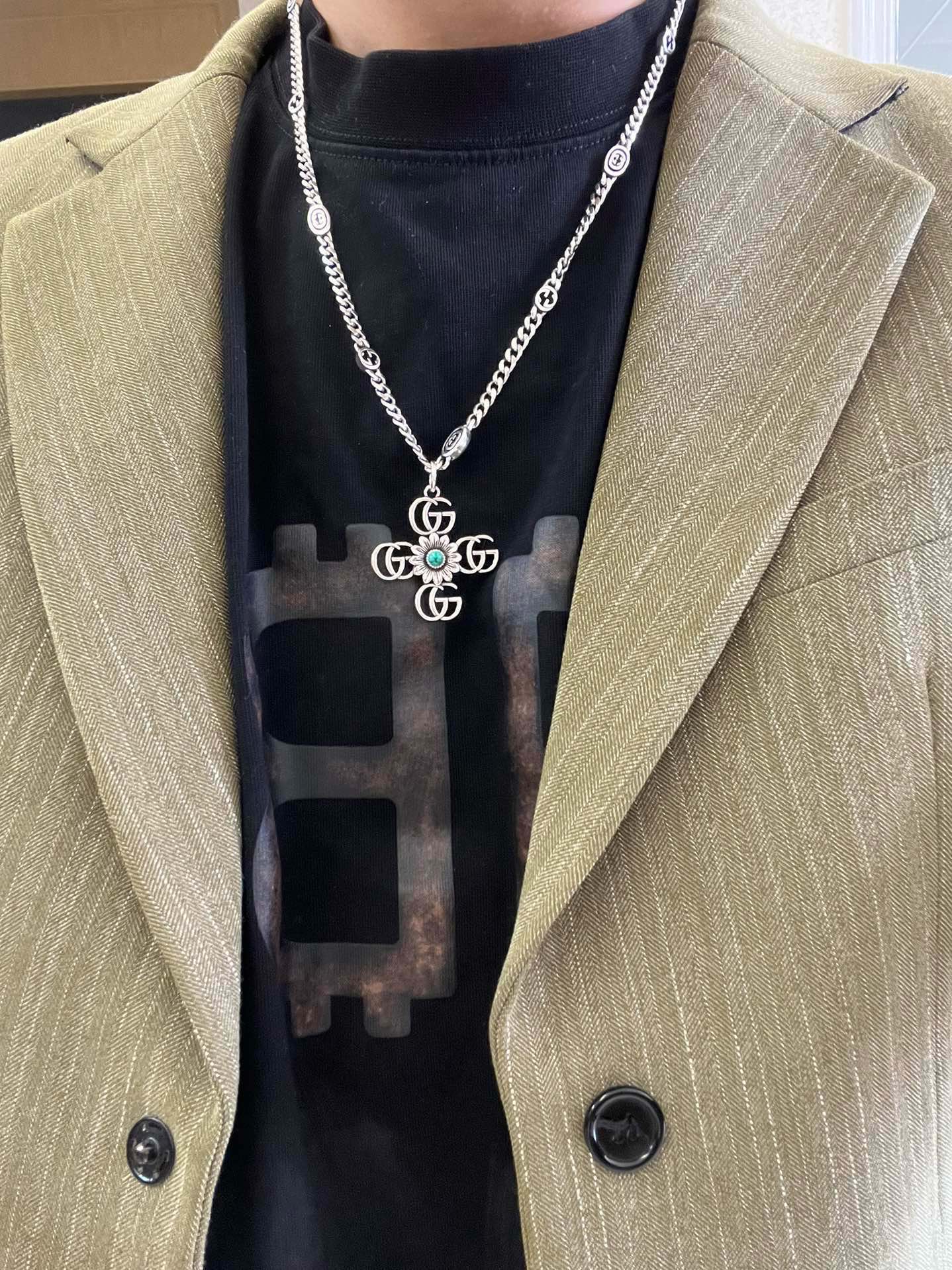 【GUCCI】ネックレス、新しいネックレス万能シンプルファッションオーナメント 2474-BRAND OFF