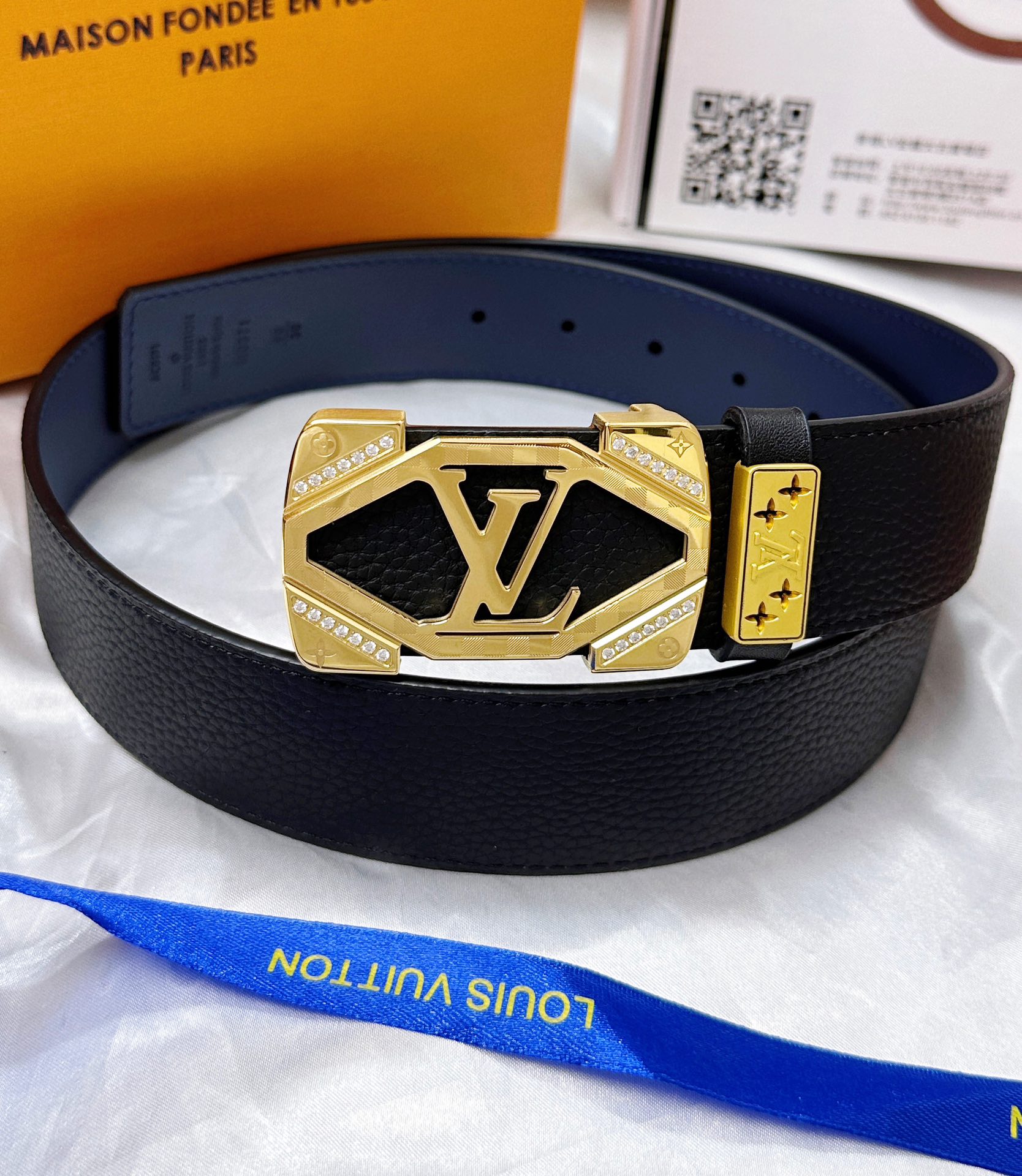 【LOUIS VUITTON】(ルイヴィトン) 3.8cmベルト メンズ  24706-BRAND OFF