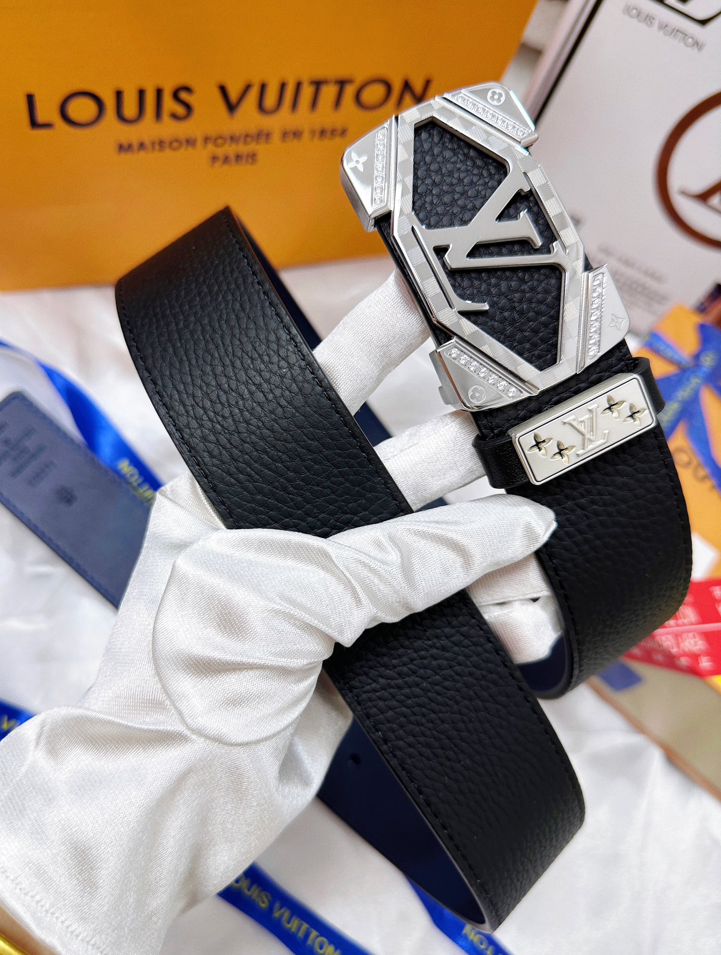 【LOUIS VUITTON】(ルイヴィトン) 3.8cmベルト メンズ  24706-BRAND OFF