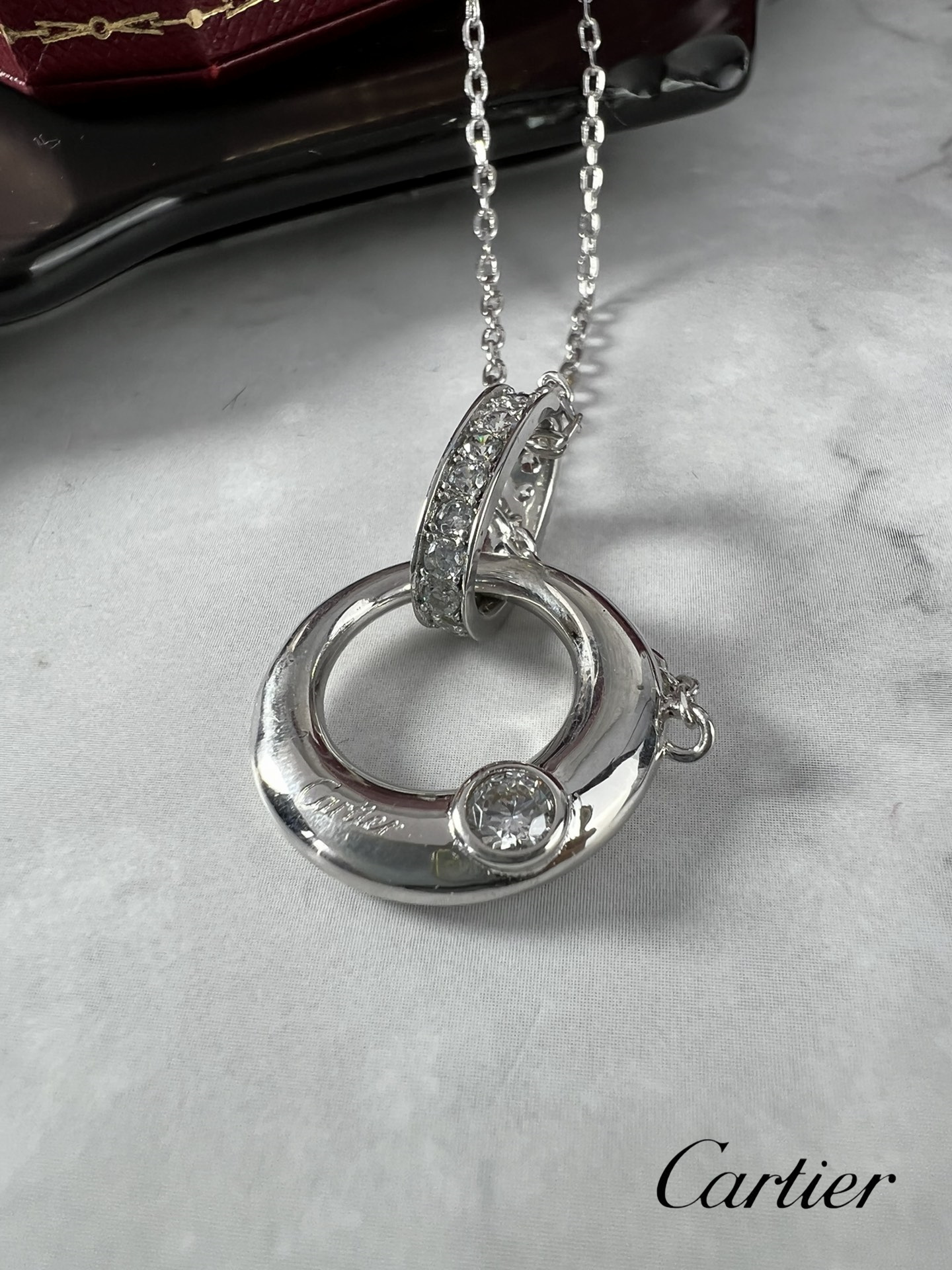 【CARTIER】ネックレス、新しいネックレス万能シンプルファッションオーナメント 2472-BRAND OFF