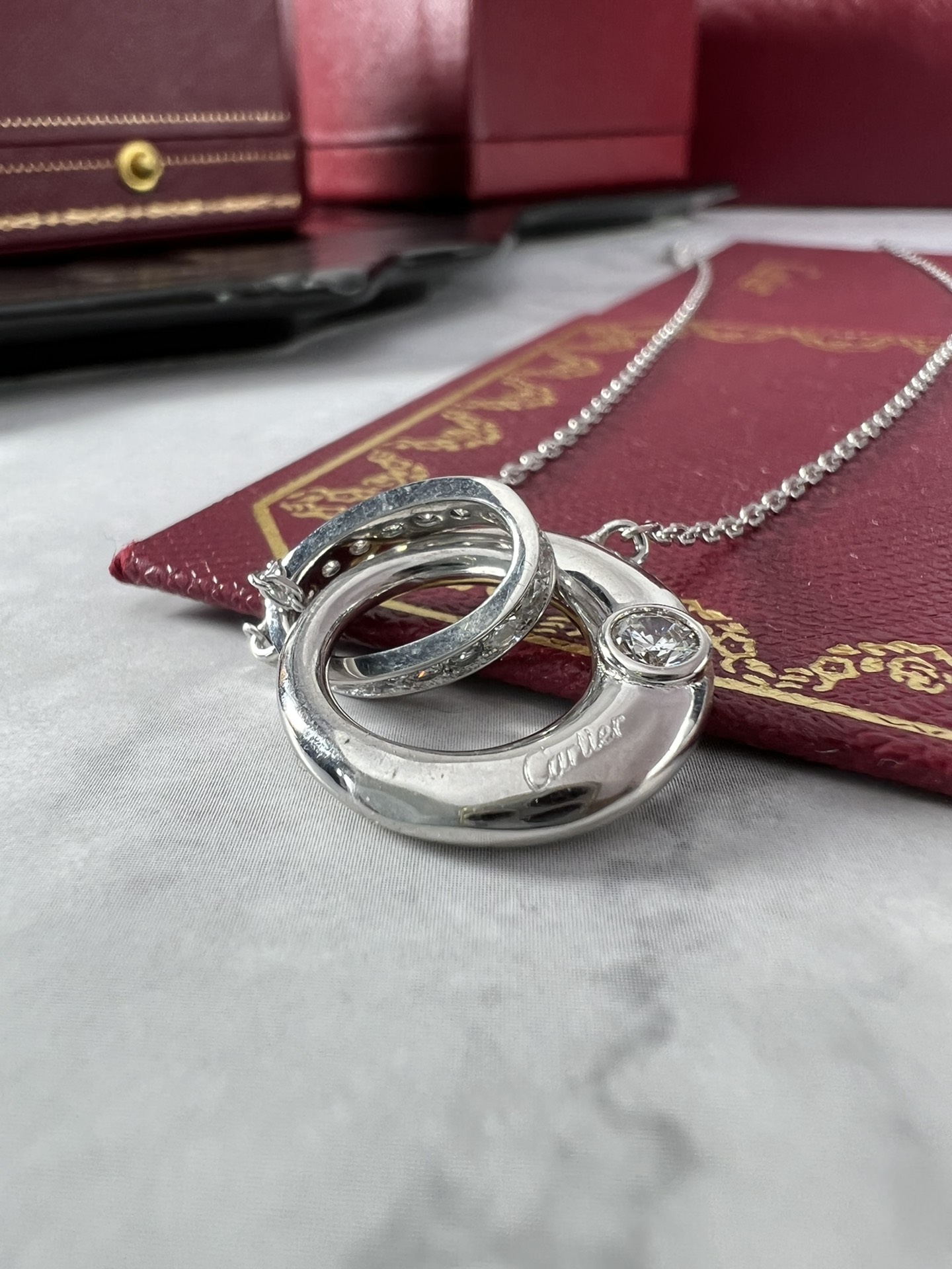 【CARTIER】ネックレス、新しいネックレス万能シンプルファッションオーナメント 2472-BRAND OFF