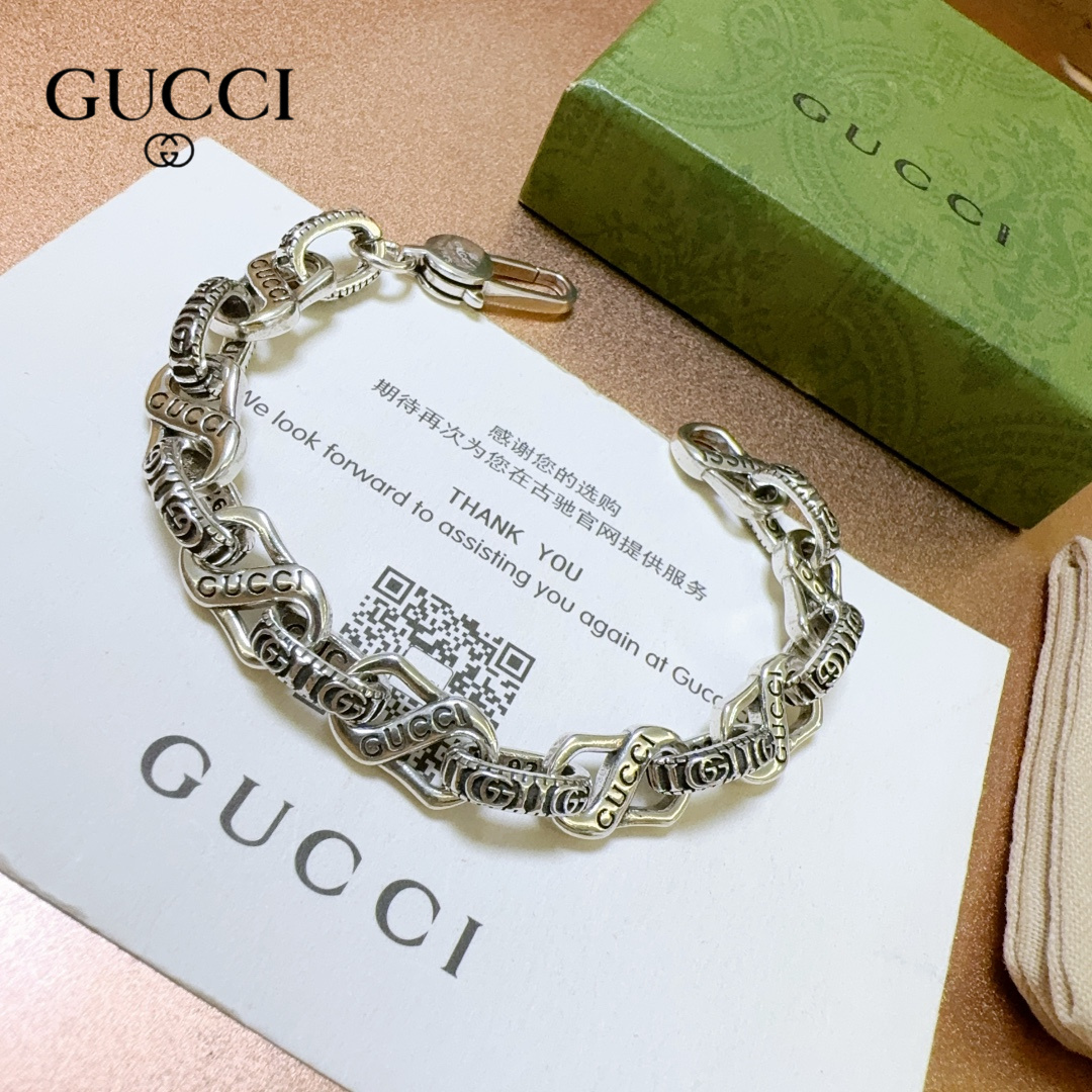 【GUCCI】ブレスレット、ファッションシンプルなスタイル 2474-BRAND OFF