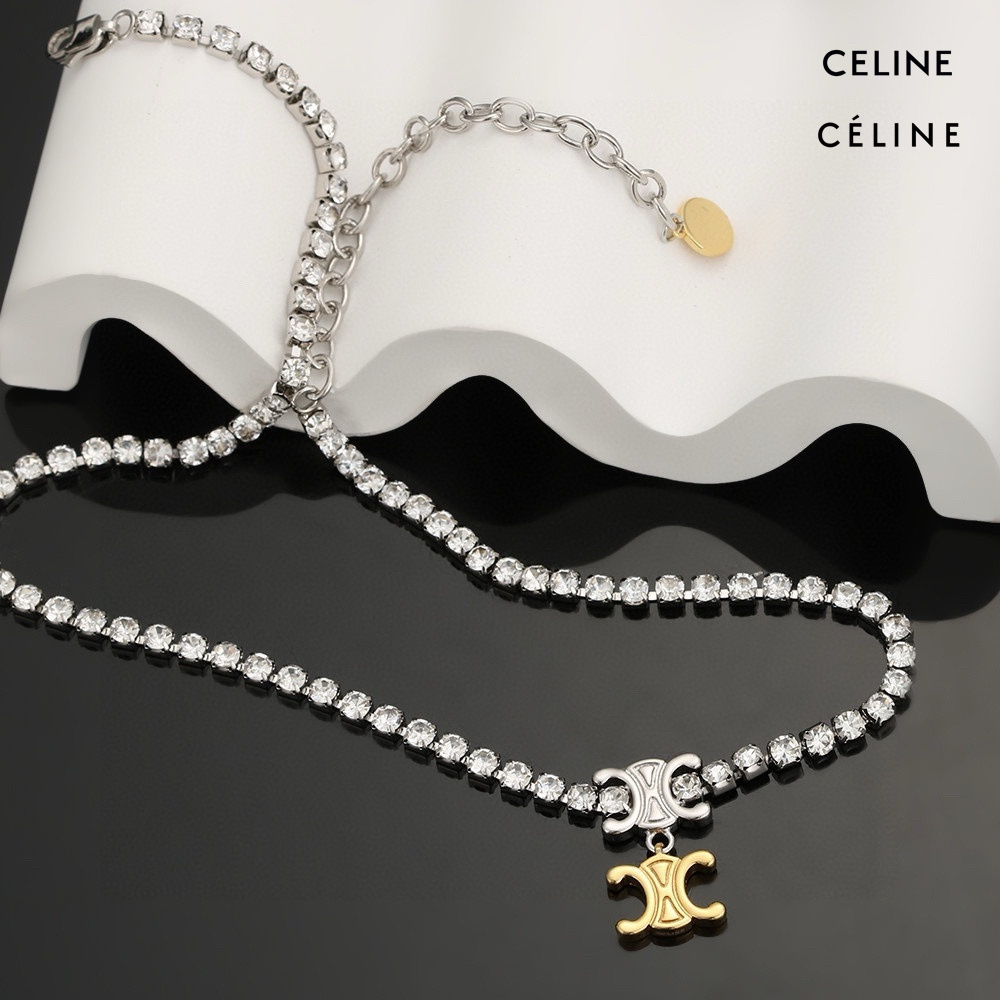 【2026】【CELINE】ネックレス、新しいネックレス万能シンプルファッションオーナメント 2474-BRAND OFF