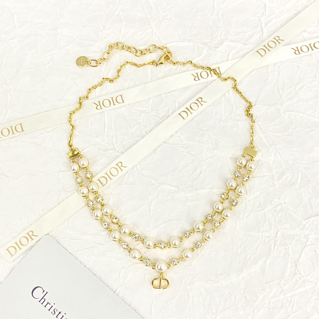 【DIOR】ネックレス、新しいネックレス万能シンプルファッションオーナメント 2473-BRAND OFF