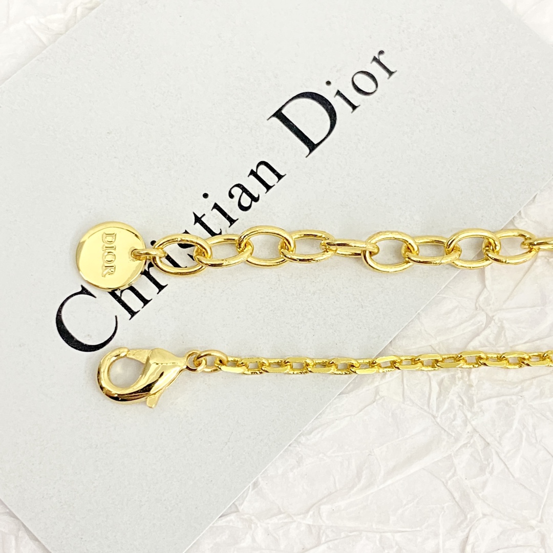 【DIOR】ネックレス、新しいネックレス万能シンプルファッションオーナメント 2473-BRAND OFF