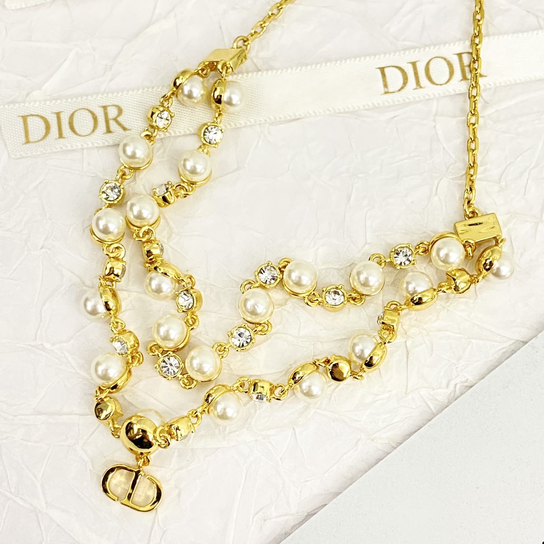 【DIOR】ネックレス、新しいネックレス万能シンプルファッションオーナメント 2473-BRAND OFF