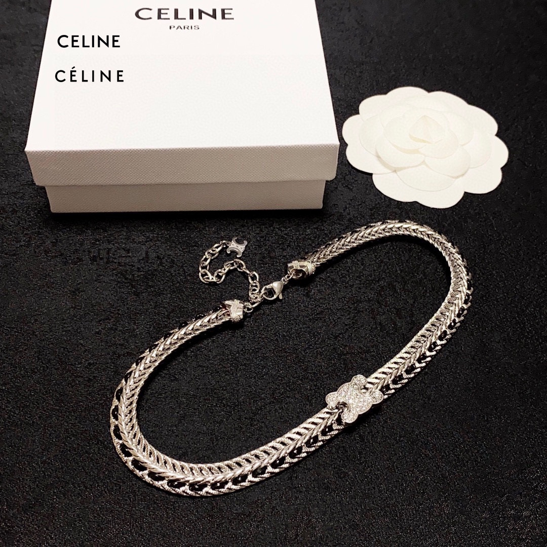 【CELINE】ネックレス、新しいネックレス万能シンプルファッションオーナメント 2474-BRAND OFF