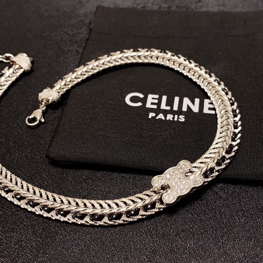 【CELINE】ネックレス、新しいネックレス万能シンプルファッションオーナメント 2474-BRAND OFF