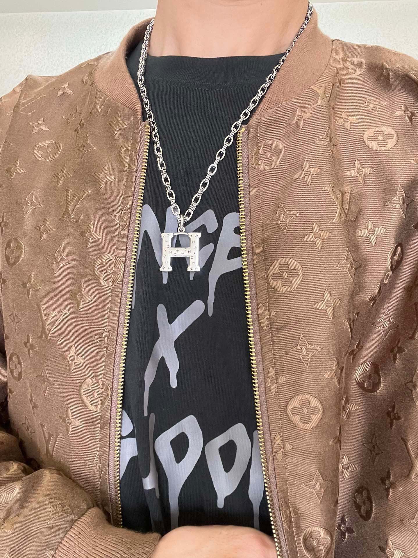 【HERMES】ネックレス、新しいネックレス万能シンプルファッションオーナメント 2473-BRAND OFF