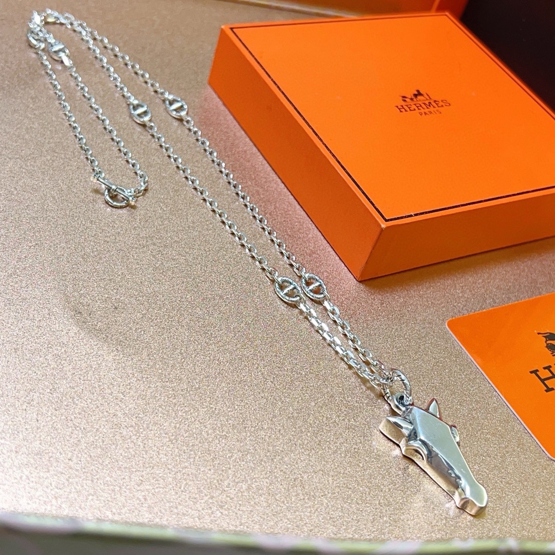【HERMES】ネックレス、新しいネックレス万能シンプルファッションオーナメント 240730-BRAND OFF