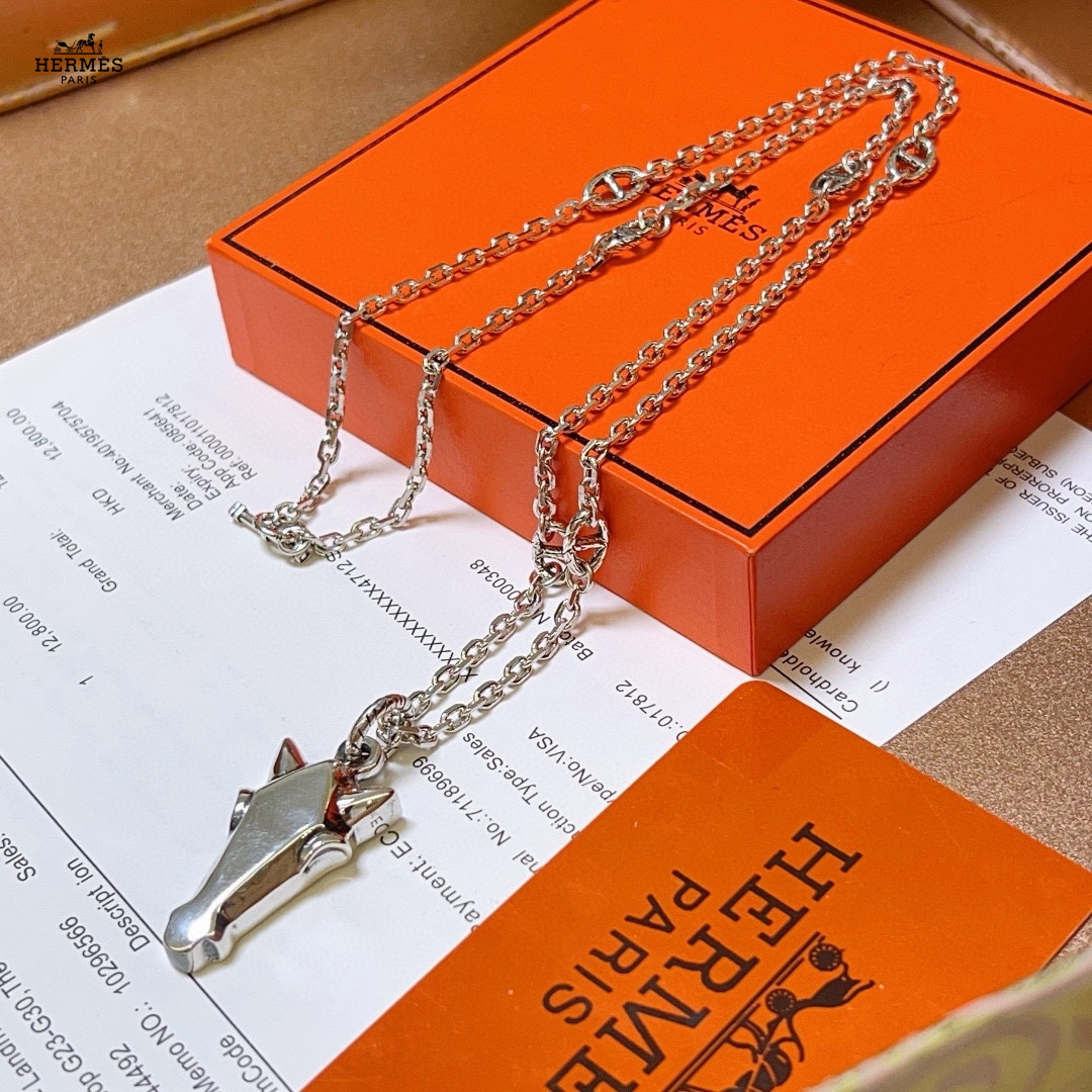 【HERMES】ネックレス、新しいネックレス万能シンプルファッションオーナメント 240730-BRAND OFF