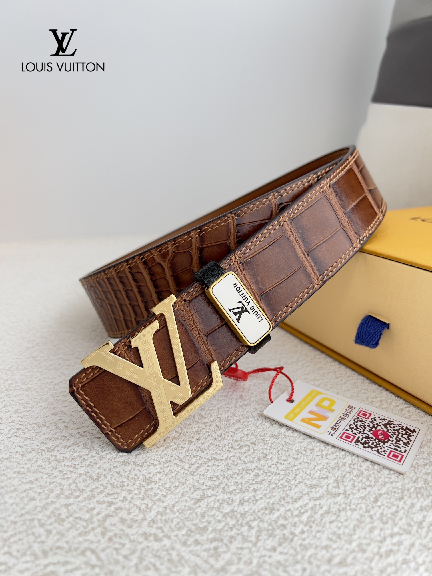 【LOUIS VUITTON】(ルイヴィトン) 3.8cmベルト メンズ  24706-BRAND OFF