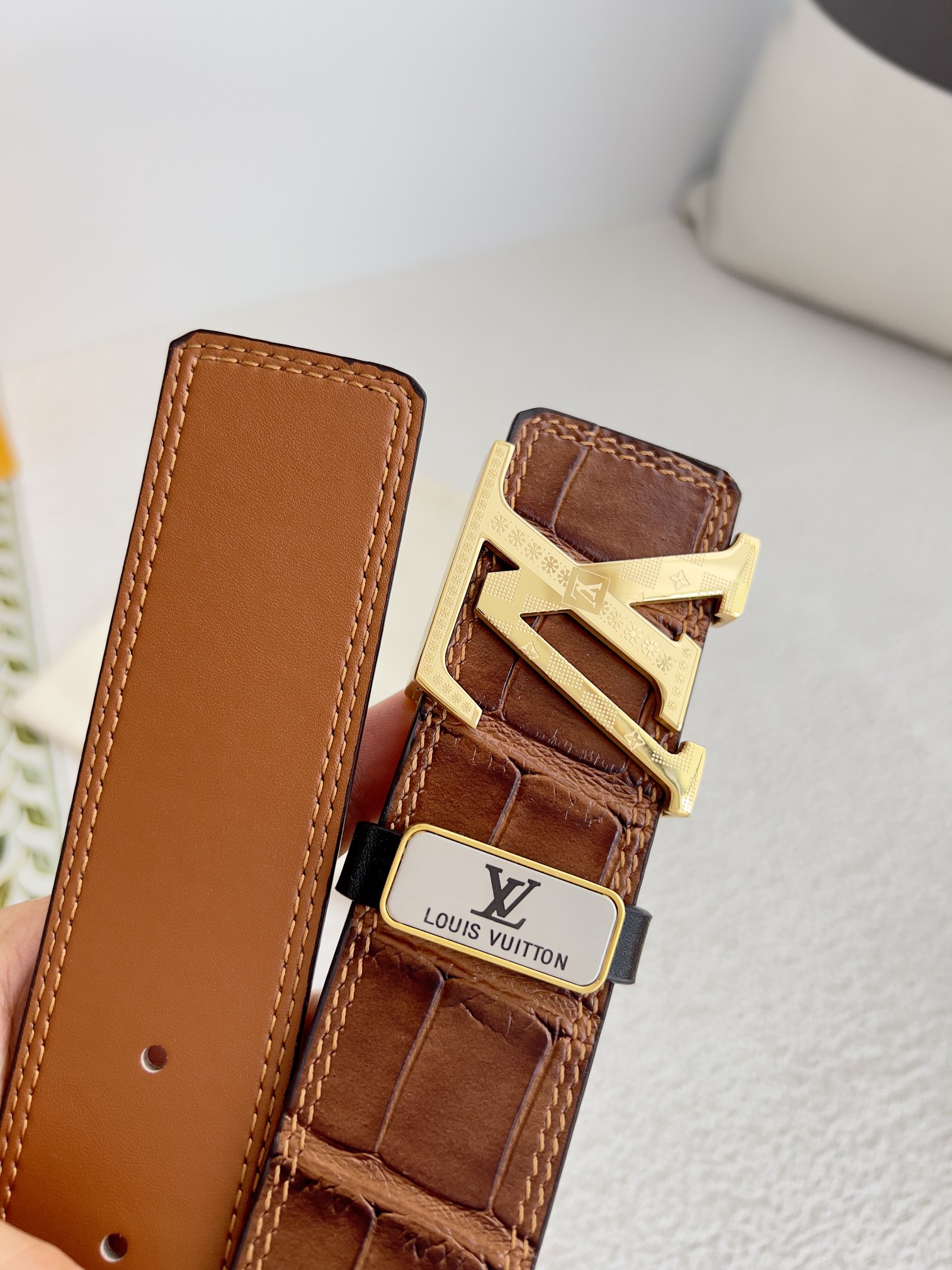 【LOUIS VUITTON】(ルイヴィトン) 3.8cmベルト メンズ  24706-BRAND OFF