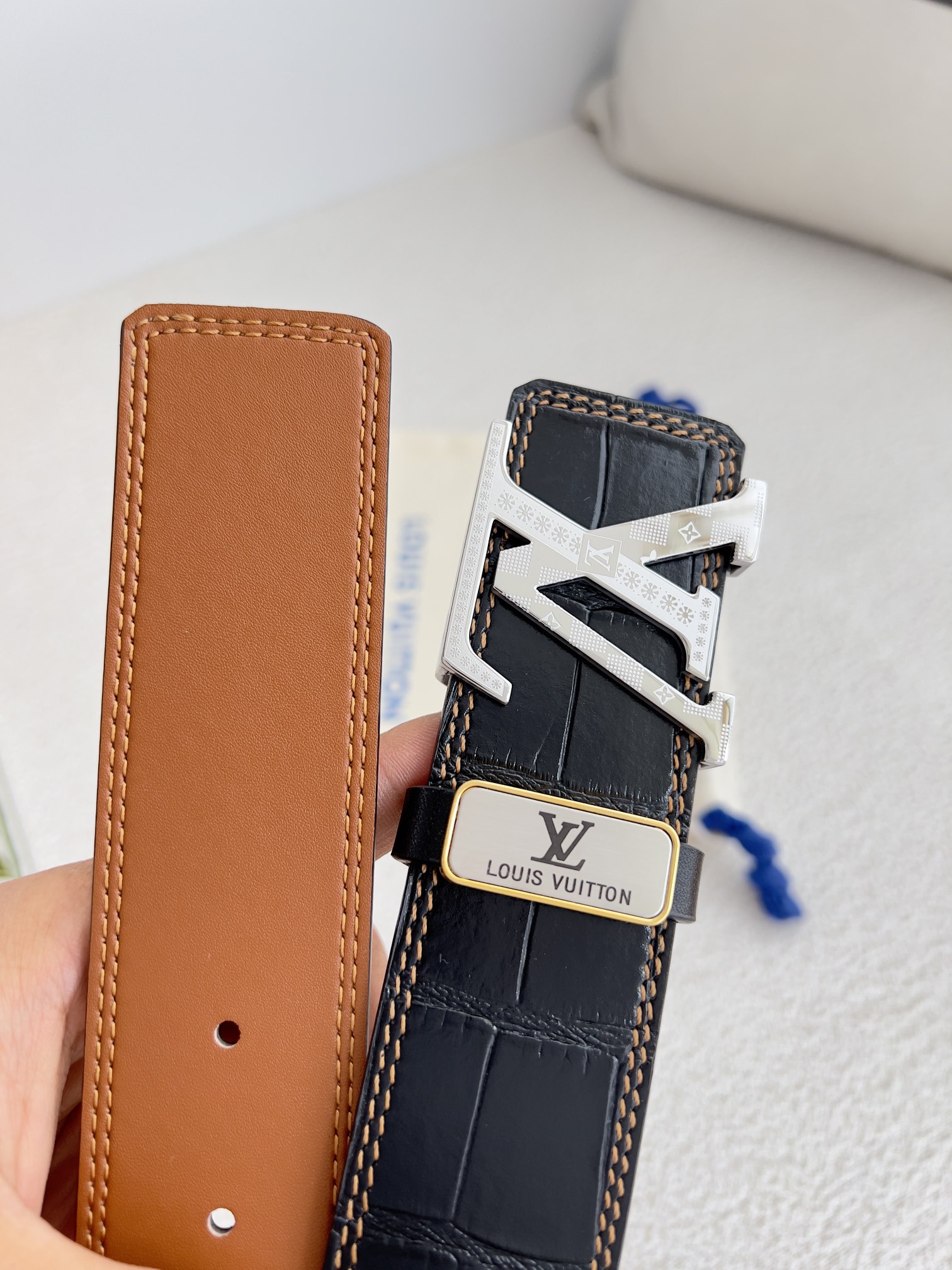 【LOUIS VUITTON】(ルイヴィトン) 3.8cmベルト メンズ  24706-BRAND OFF