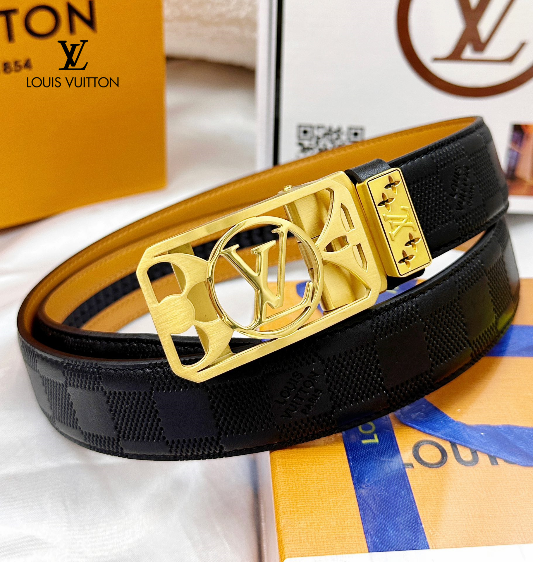 【LOUIS VUITTON】(ルイヴィトン) 3.8cmベルト メンズ  24706-BRAND OFF