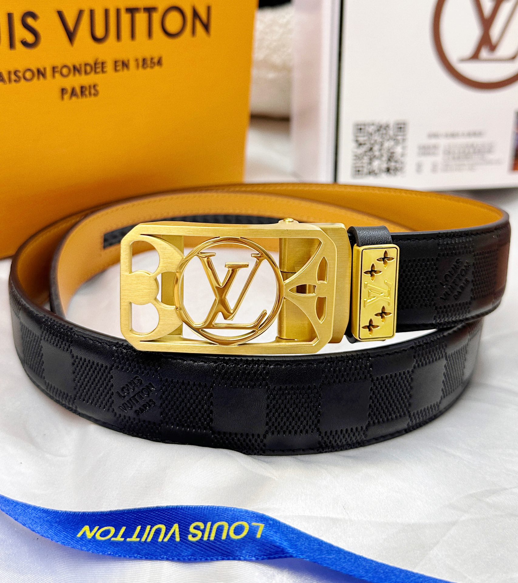 【LOUIS VUITTON】(ルイヴィトン) 3.8cmベルト メンズ  24706-BRAND OFF