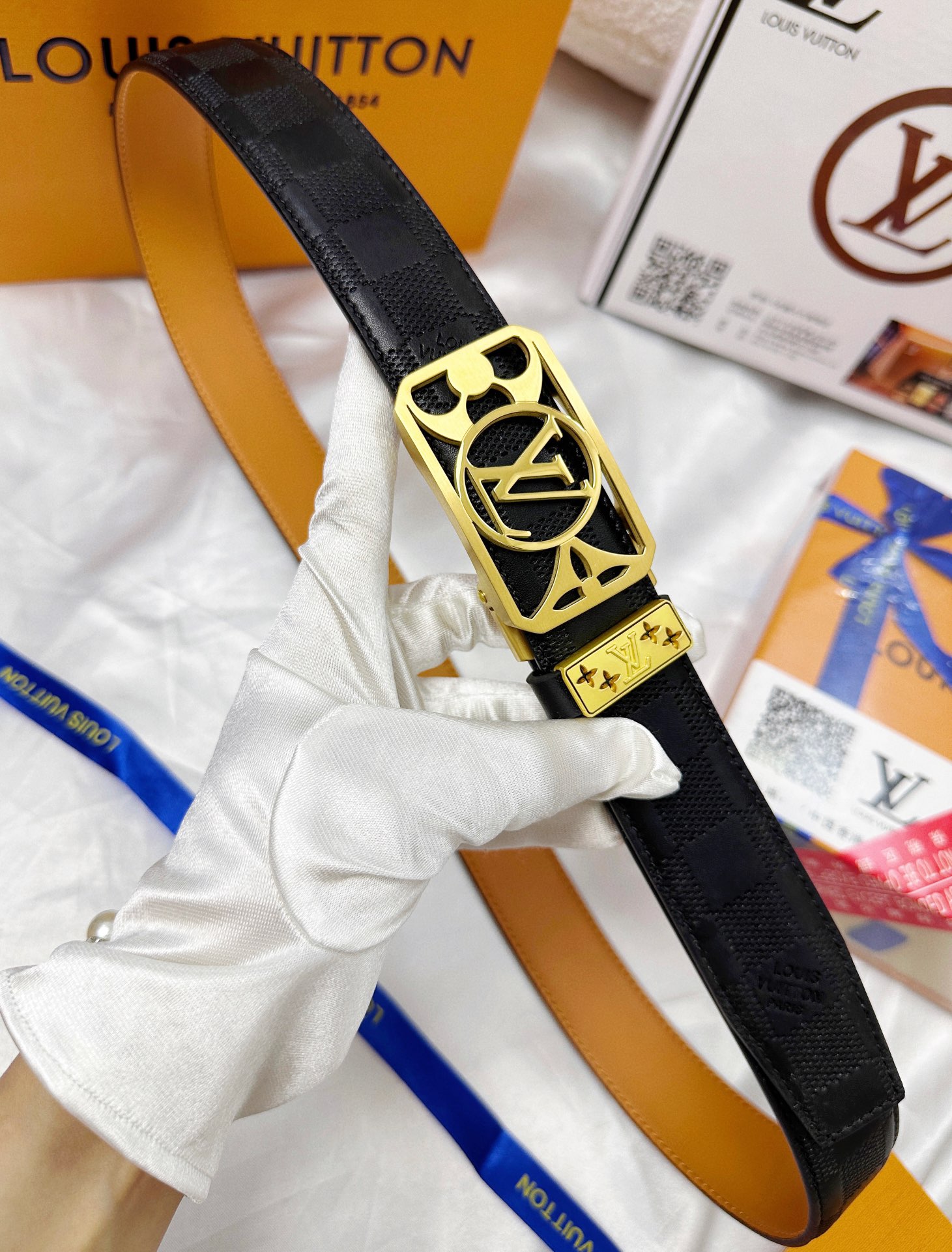【LOUIS VUITTON】(ルイヴィトン) 3.8cmベルト メンズ  24706-BRAND OFF