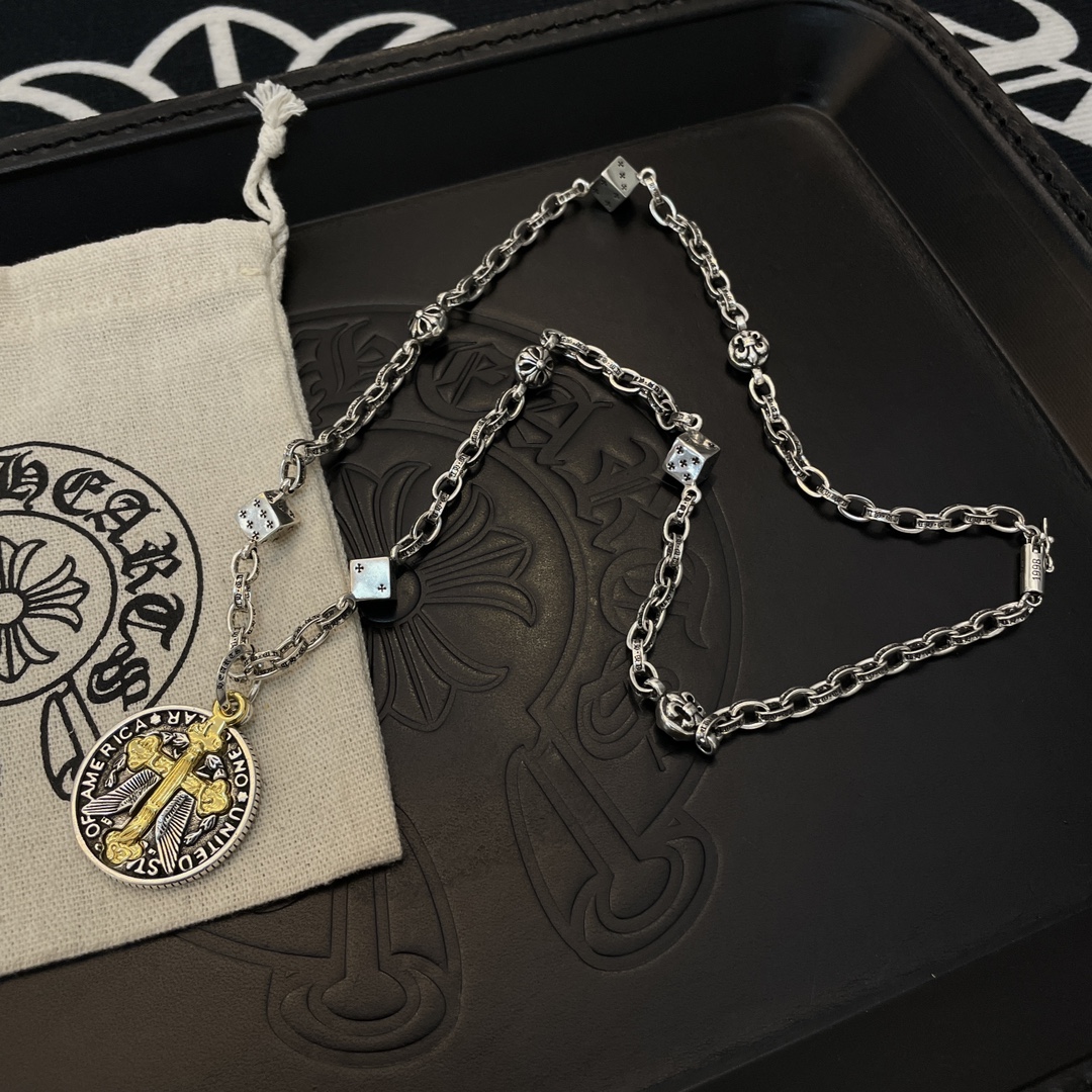 【CHROME HEARTS】ネックレス、新しいネックレス万能シンプルファッションオーナメント 240727-BRAND OFF