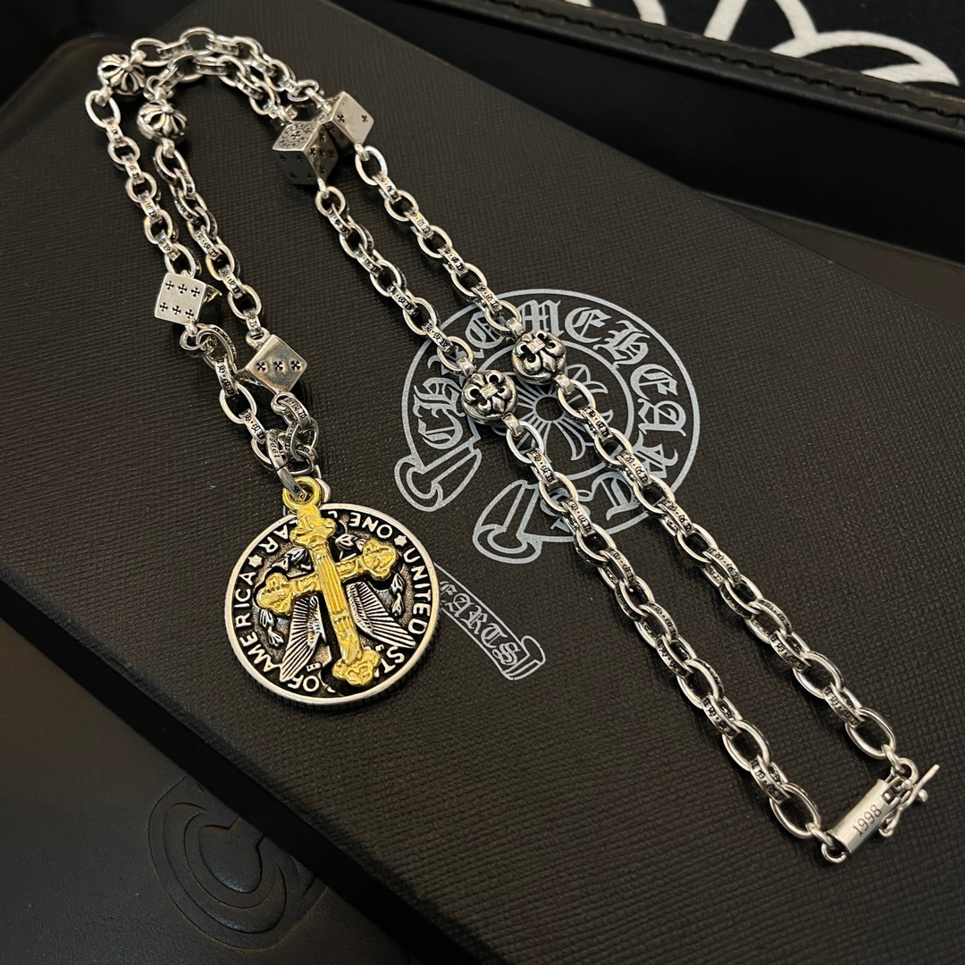 【CHROME HEARTS】ネックレス、新しいネックレス万能シンプルファッションオーナメント 240727-BRAND OFF
