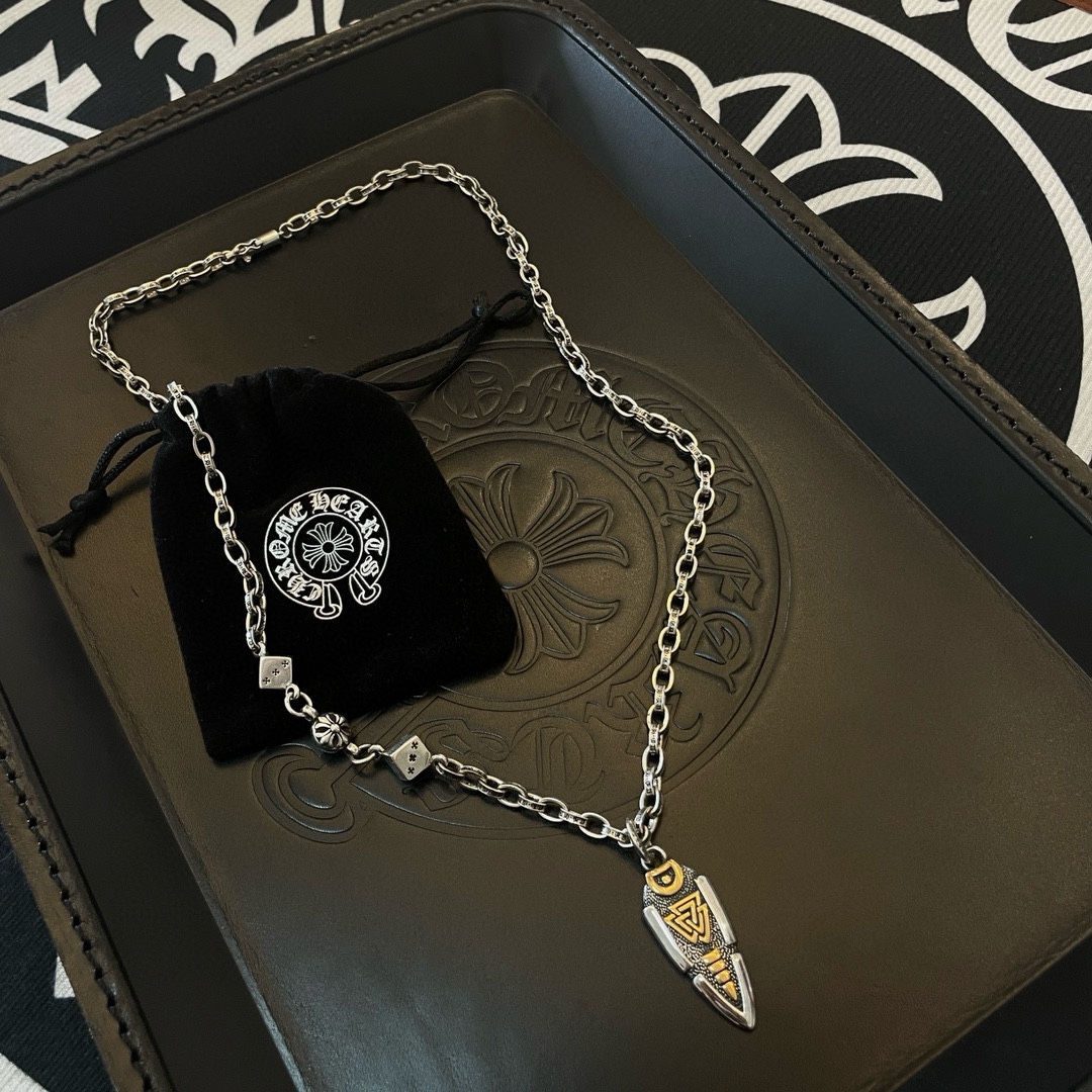 【CHROME HEARTS】ネックレス、新しいネックレス万能シンプルファッションオーナメント 240727-BRAND OFF
