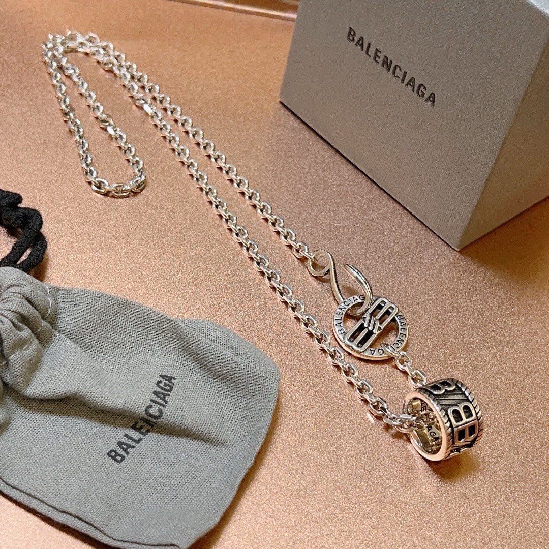 【2026】【BALENCIAGA】ネックレス、新しいネックレス万能シンプルファッションオーナメント  240814-BRAND OFF