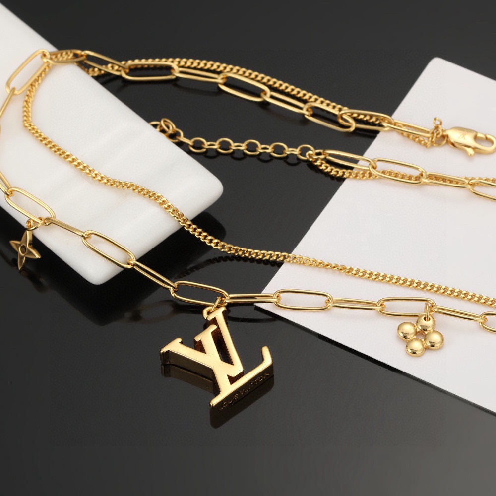 【LOUIS VUITTON】ネックレス、新しいネックレス万能シンプルファッションオーナメント 240813-BRAND OFF