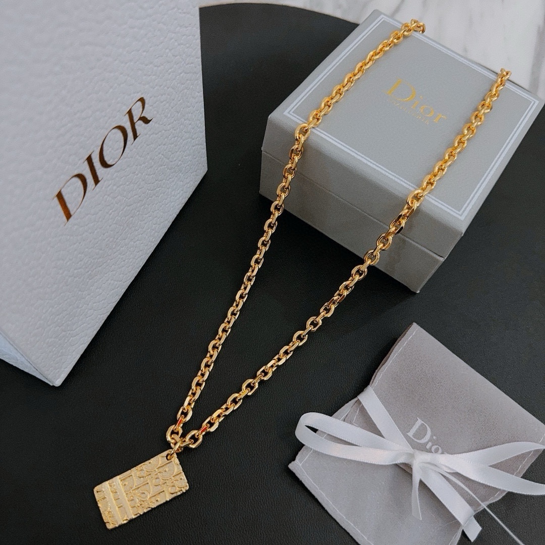 【2026】【DIOR】ネックレス、新しいネックレス万能シンプルファッションオーナメント240812-BRAND OFF