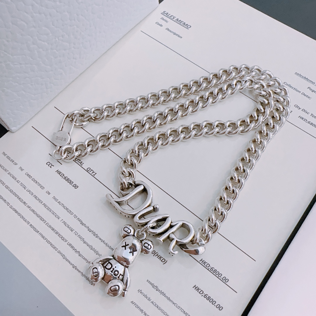【DIOR】ネックレス、新しいネックレス万能シンプルファッションオーナメント240812-BRAND OFF